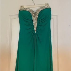 Strapless Prom Dress